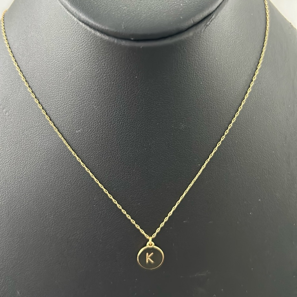 kate spade new york “K” Initial Necklace